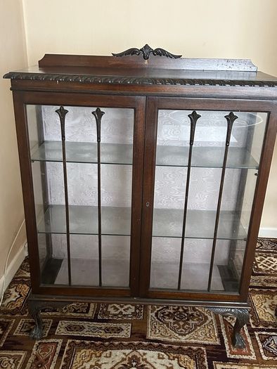 edwardian display cabinet