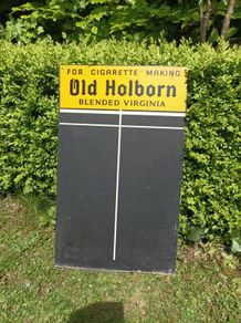 old Holborn chalk board