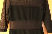 Ladies Black Mesh Top by Miss Sixty