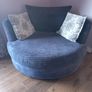 2 seater sofa plus swivel chair Image 2
