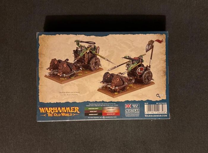 Warhammer The Old World: Orcs & Goblins: Orc Boar Chariots