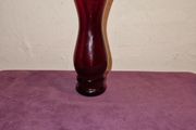 Vintage Anchor Hocking Ruby glass posy vase