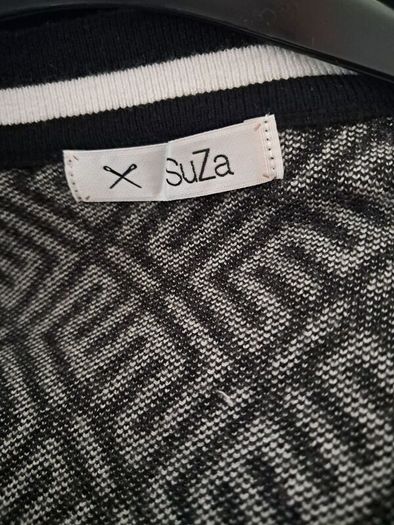 cardigan ladies black and white