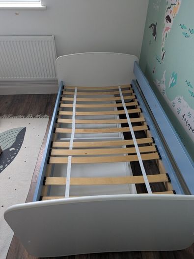 Kids Bed with Storage Drawer and Mattress, Cicero Toddler Bed (80x160cm)
