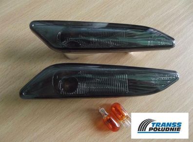 Smoked Side Light Repeater Indicators Set Alfa Romeo 147 156 Lancia Delta Tipo