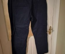 Mens Navy Dunne Stores Trousers. like new
