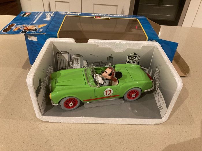 Lancia Aurelia Disney Mickey Mouse 1/18 Burago Rare