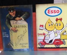 Esso classic car poster Castrol Wakefield oil large poster