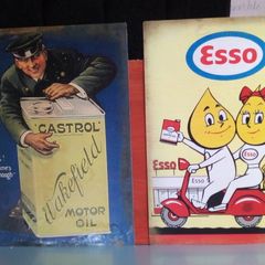 Esso classic car poster Castrol Wakefield oil large poster