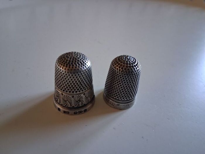 Charles Horner Chester Silver Thimble plus another