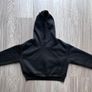 Black Cropped  Hoodie (ex con) - and FREE matching joggers Image 2