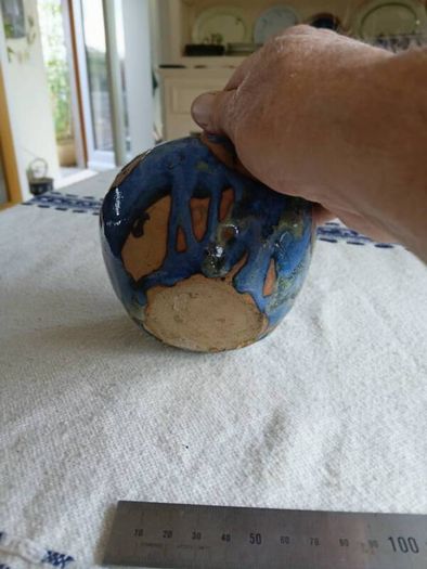 Ceramic teapot, jug and bowl