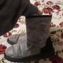 girls grey snake print ugg boots Image 4