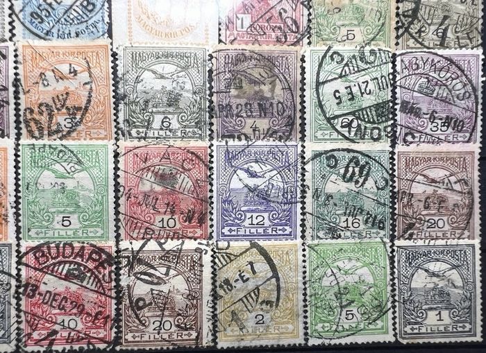 Hungary 19th century antique stamps lot