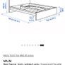 IKEA MALM Standard Double Bed . Excellent Condition Image 2
