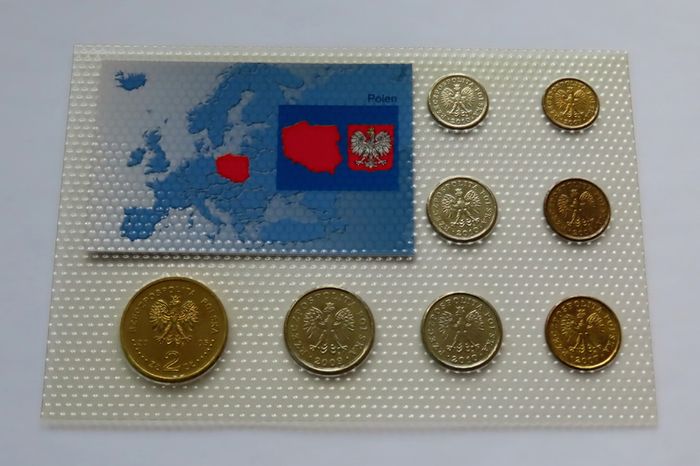Poland Uncirculated coins set
