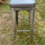 Bar stools gunmetal grey Image 3