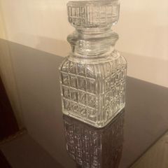 Vintage (possibly Antique) Sheffield Glass Decanter.