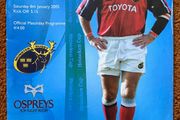 2005 Munster v Osprey - Heineken Cup Programme