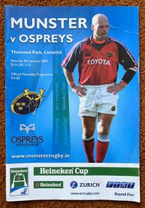 2005 Munster v Osprey - Heineken Cup Programme