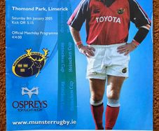 2005 Munster v Osprey - Heineken Cup Programme