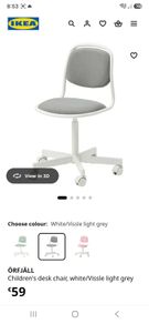 Computer desk and chair