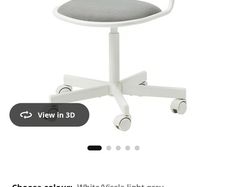 Computer desk and chair