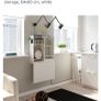 IKEA NORBERG Wall-Mount Drop-leaf table or desk with storage Image 4