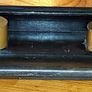 Antique Wooden Double Inkwell Desk Stand Image 2