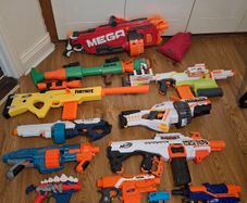 Nerf Guns Bundle( 13 various Nerf Guns) with bag of bullets