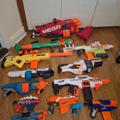 Nerf Guns Bundle( 13 various Nerf Guns) with bag of bullets