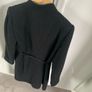 Mango black styled coat with belt Image 2