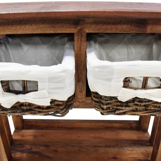 Console Table Solid Reclaimed Wood 69x28x70 cm