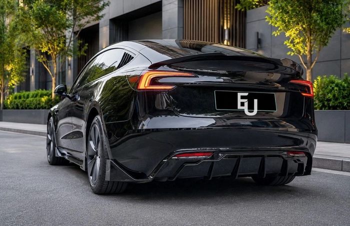 Body Kit For Tesla Model 3 Facelift Bodykit Front Splitter Rear Diffuser 2023+