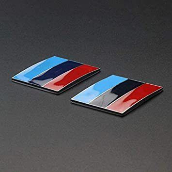 2x BMW Side Back Rear Performance Car Styling 3D Metal M Emblem Badge Sticker For Bmw x1 x3 x5 x6 z4 f10 f20 f30 e36 e39 e46 e60 e90 Car Accessories