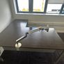 Dark wood office desk Image 2