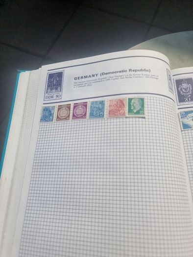 Stanley Gibbons World Collector Stamp Album With Many Stamps Included