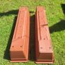 Two Large Plastic Garden Planters  80cm Image 2