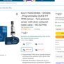 2 x Bosch QF0466 - Programmable Universal QUICK FIT TPMS sensor - Tyre pressure sensor with silver-coloured metal valve - 433.92 MHz Image 5