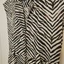 Brown cream zebra print shirt dress size 10-12 (viscose) Image 5