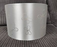 Cream Lampshade with Butterflies