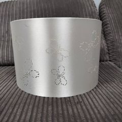 Cream Lampshade with Butterflies