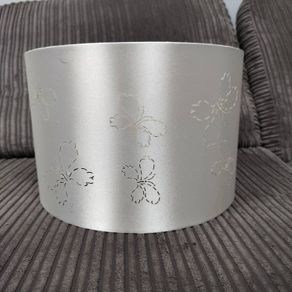 Cream Lampshade with Butterflies