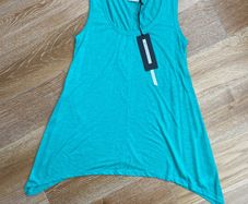 Brand New M&S Autograph Green Waterfall Top Size 10