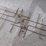 BePureHome "Symphony" Minimalist Metal Wall Art (Antique Brass) Image 3