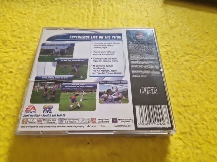 Fifa 2001 PlayStation1 Ps1 PlayStation2 Ps2 games Original