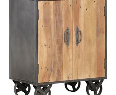 Sideboard 60x35x74 cm Solid Reclaimed Wood