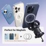 Magsafe Car Mount for Air Vent, Magnetic Phone Holder for Cars Cradle Compatible with iPhone 17 Pro Max Air/16/15/14/13/12 Series & MagSafe Case with Metal Plates(Black) Image 5