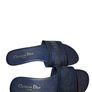 Dior Monochromatic Navy 'DWAY' Slides/Sandals Image 2