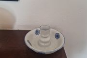 pottery candle holder
